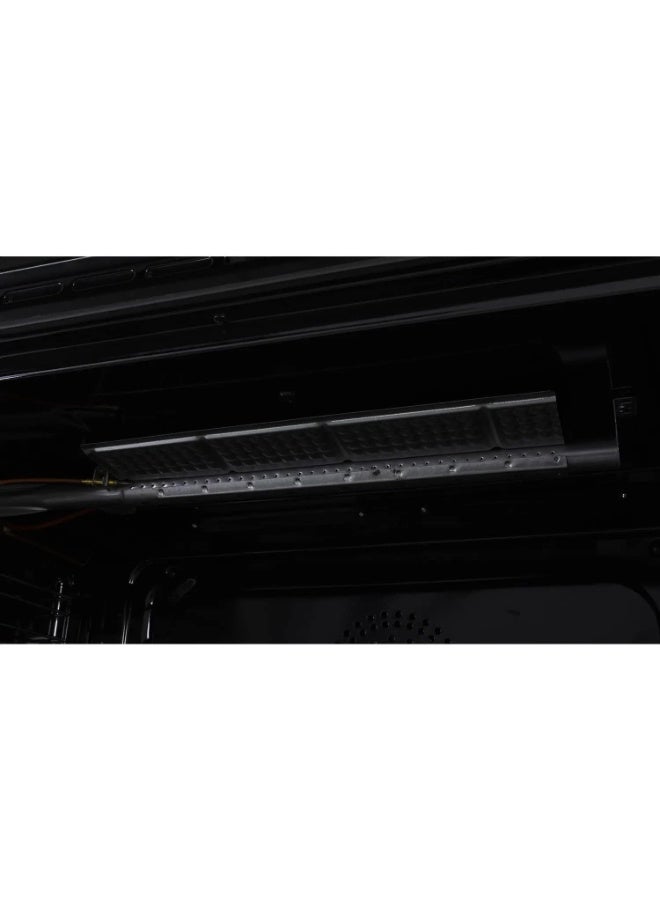 Techno Fire Gas Stove, 4 Burners, 60x60 cm - Glossy Black - Image 3